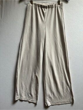 Zara Wide Leg Elastic Waist Lounge Pants Soft Trousers M